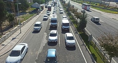 Malatya'da trafik yoğunluğu 