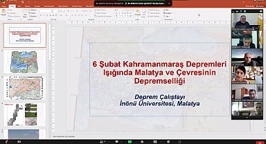 İnönü Üniversitesi'nin ev sahipliğinde 'Deprem Çalıştayı' düzenlendi
