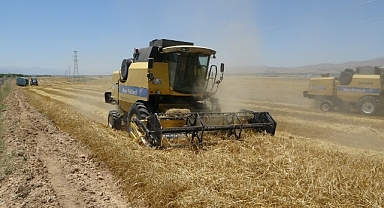 Sultansuyu'nda hububat hasadı başladı