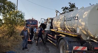 Arguvan'da anız yangını