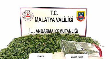 Malatya'da Jandarmadan uyuşturucu operasyonu