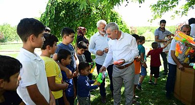 Topsöğüt'lü çocuklar 'iyilik makası' etkinliğinde keyifli anlar yaşadılar