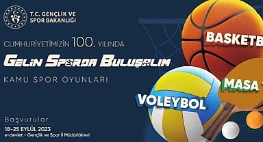 Cumhuriyetimizin 100. Yıl Kutlamaları Kamu Spor Oyunları