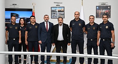 Fendoğlu’ndan Malatya İtfaiyesine tebrik ziyareti