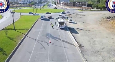 Malatya'da dron destekli hız denetimi