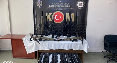 Malatya'da Ruhsatsız Silah Operasyonu