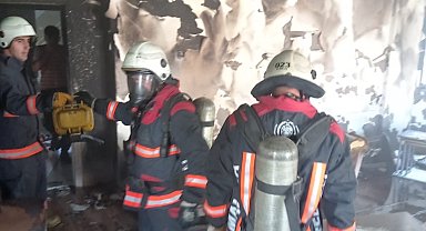 Malatya'da ev yangını