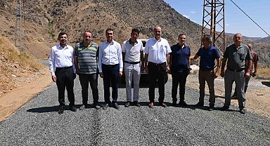 Pütürge'de asfalt çalışmaları devam ediyor