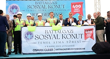 Battalgazi'de 400 Adet Sosyal Konutun Temeli Atıldı