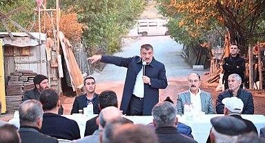 Gürkan, Orduzu sakinleriyle bir araya geldi