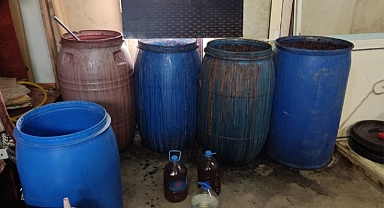 Malatya'da kaçak alkol operasyonu: 2 gözaltı