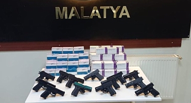 Malatya'da silah kaçakçılığı operasyonu: 6 gözaltı
