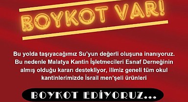 Malatya'daki Okul Kantinlerinde İsrail Menşeli Ürünlerin Satışı Durduruldu