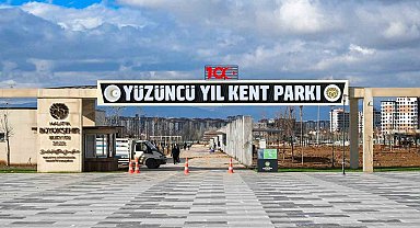 100. Yıl kent parkında sona doğru