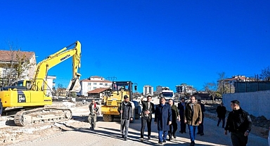 Başkan Gürkan yol çalışmalarını inceledi