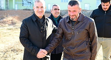 Çınar yol çalışmalarını inceledi