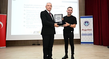 Güder KPSS tekrar kampının son dersine katıldı