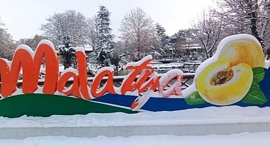 Malatya Merkeze 2024'ün İlk Karı Yağdı