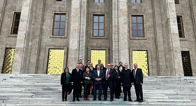 Milletvekili Fendoğlu, MEV Heyetini TBMM’de Ağırladı