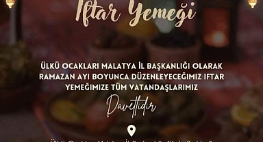 Ülkü Ocakları Ramazan Ayı Boyunca İftar Verecek