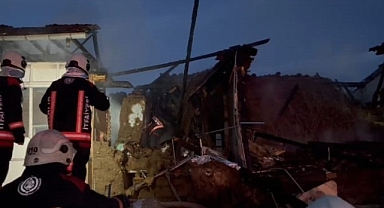 Malatya'da ev yangını