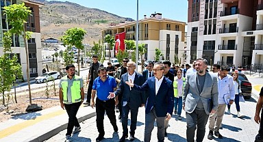 Başkan Sami Er TOKİ Konutlarını İncelemelerde Bulundu