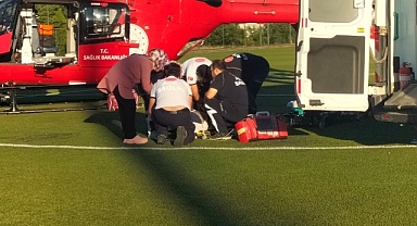 Ambulans helikopter Malatya'da 2 hasta için havalandı
