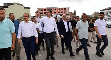 Bakan Kurum Malatya’daki  Çalışmaları Yerinde İnceledi 