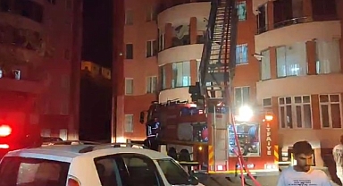 Darende ilçesinde çıkan yangın korkuttu