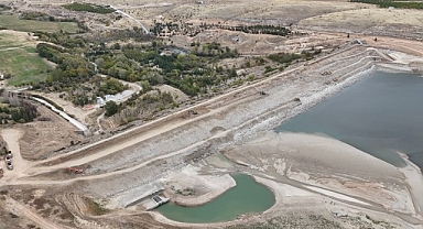 Depremde hasar alan Sultansuyu Barajında rehabilitasyon çalışmalarına başlanıldı