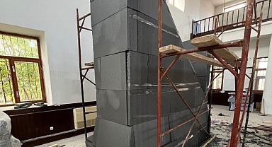 Malatya'da depremde hasar alan tarihi camiler ayağa kaldırılıyor