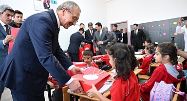 Malatya'da tamamlanan okulun açılışı yapıldı