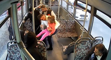 MOTAŞ şoförü, boğulma tehlikesi geçiren 2 yaşındaki çocuğu böyle kurtardı