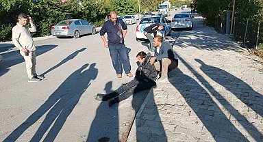 Otomobil ile çarpışan motosikletin sürücüsü ağır yaralandı