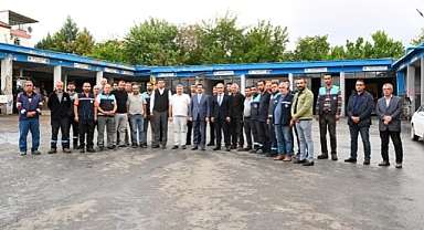 Taşkın Fen İşleri personeli ile bir araya geldi