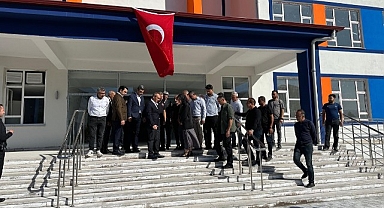 Vali Yavuz, okul inşaatlarında incelemelerde bulundu