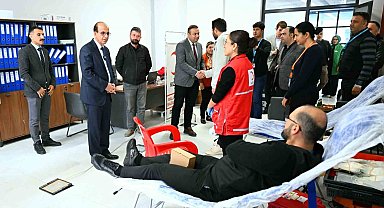 Yeşilyurt Belediyesi ve Kızılay'dan kan bağışı kampanyası