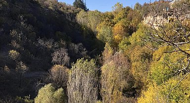 Arapgir'de sonbahar doğal güzelliğiyle görenleri hayran bıraktırıyor