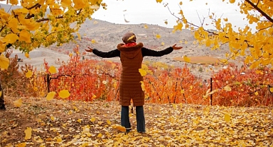 Fotoğraf kursiyerlerinden bağköylerinde sonbahar gezisi