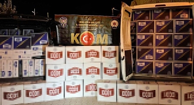 Malatya'da 2 milyon 380 bin adet kaçak makaron ele geçirildi