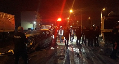 Malatya'da halk otobüsü ile otomobil çarpıştı: 1 ölü