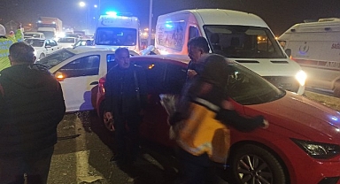 Malatya'da zincirleme kaza: 2 yaralı