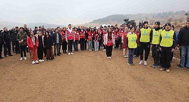 Malatya'da fidanlar toprakla buluştu