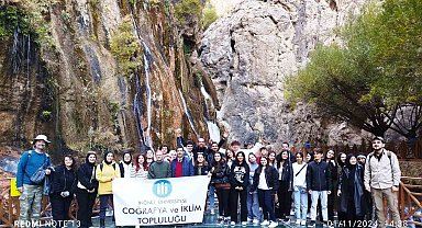 Öğrenciler Günpınar şelalesini gezdi