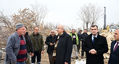 Başkan Er, Taştepe Mahallesi rezerv alanında incelemelerde bulundu