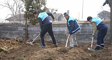 Battalgazi'de yeşil alanlar yenileniyor