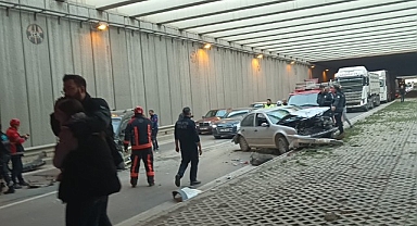 Malatya'da 4 araç birbirine girdi: 7 yaralı