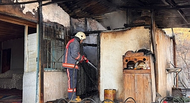 Malatya'da ev yangını