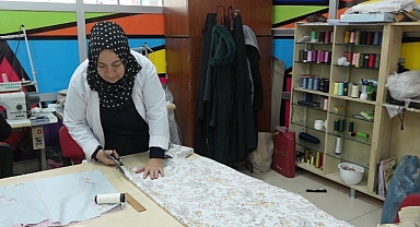 Malatya'da kadınlar hem üretiyor hem sosyalleşiyor