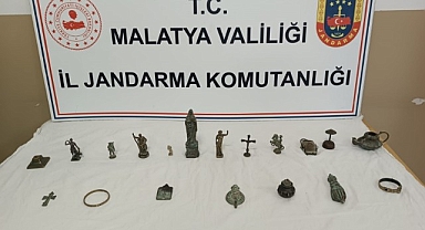 Malatya'da tarihi eser operasyonu: 1 gözaltı